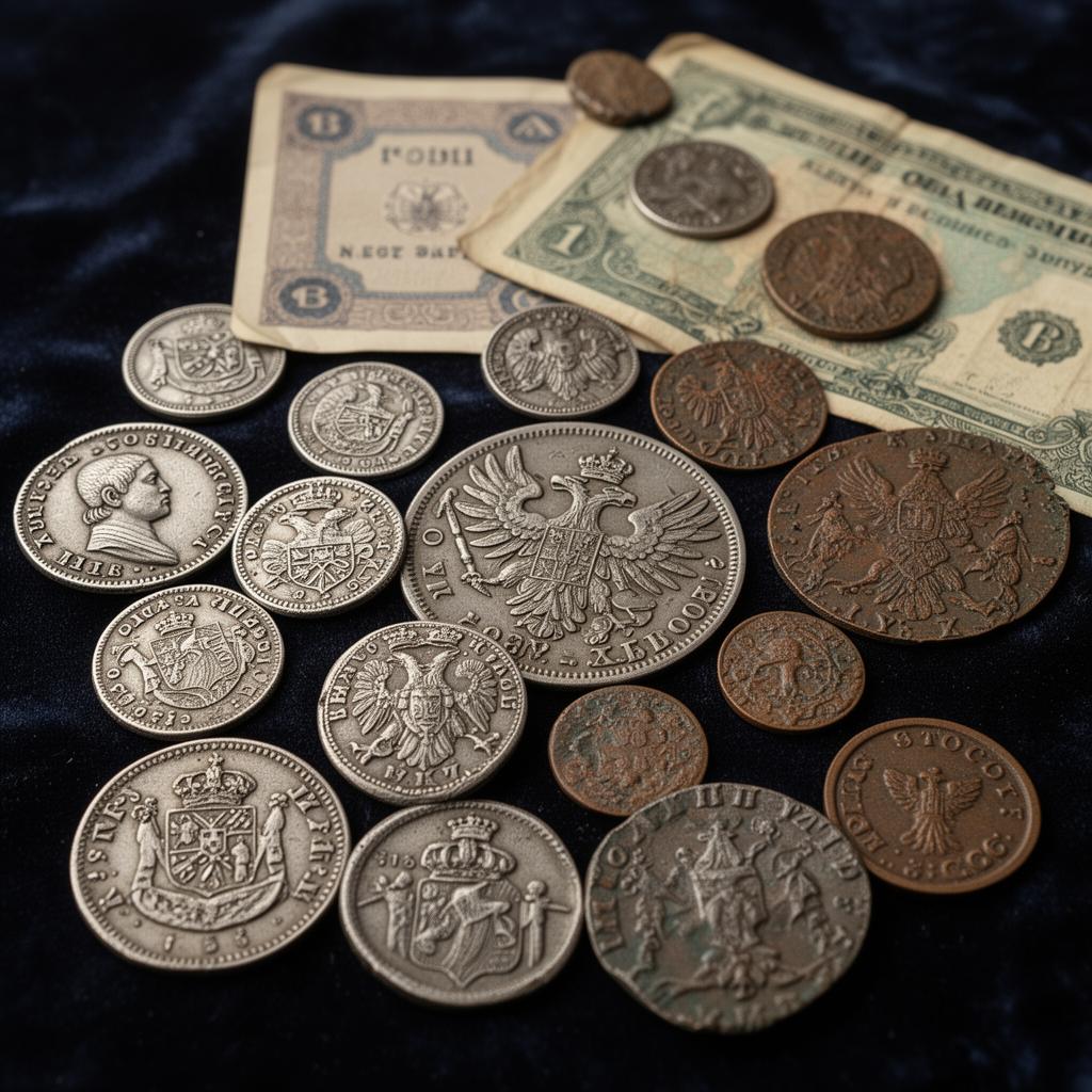 Antique gold coin